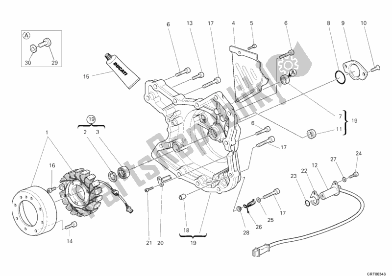 Todas las partes para Volante de Ducati Monster S2R 800 2006